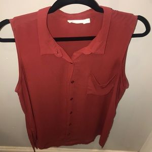 Sleeveless LUSH blouse. Size XL. Worn once!